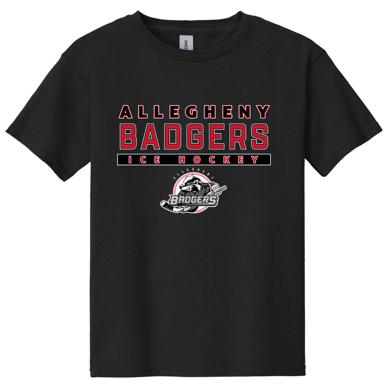 Allegheny Badgers Youth Heavy Cotton 100% Cotton T-Shirt
