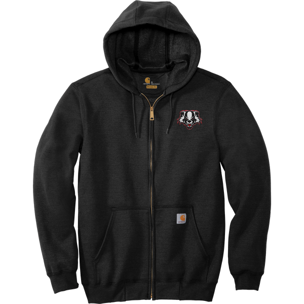 Scary Badgers Carhartt Midweight Hooded Zip-Front Sweatshirt