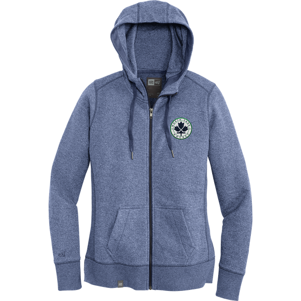 North Park Hockey New Era Ladies French Terry Full-Zip Hoodie