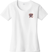 NY Stars Ladies PosiCharge Tri-Blend Wicking Scoop Neck Raglan Tee