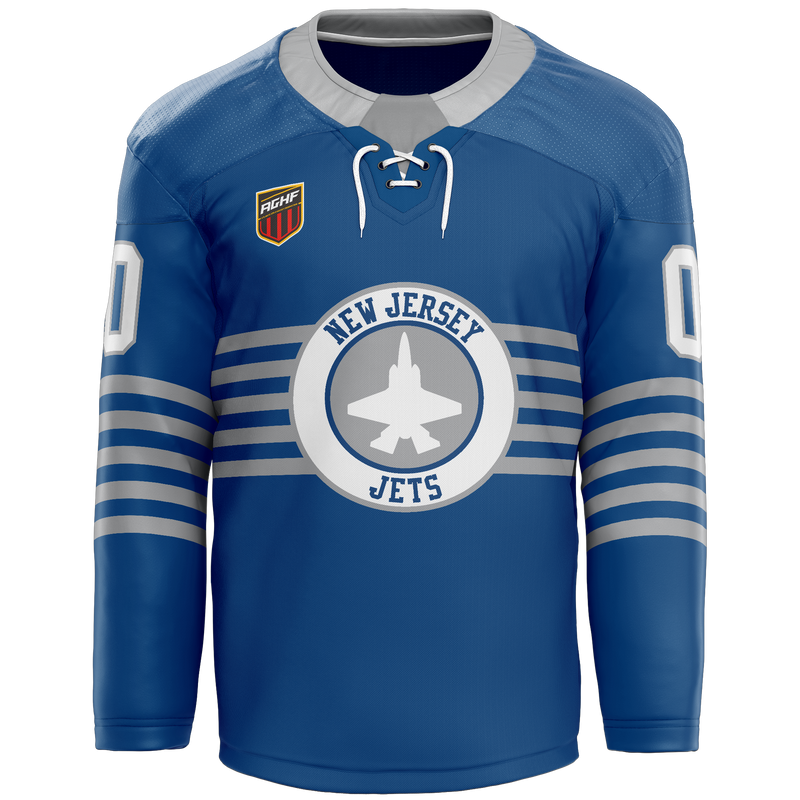 AGHF NJ Jets Adult Player Hybrid Jersey