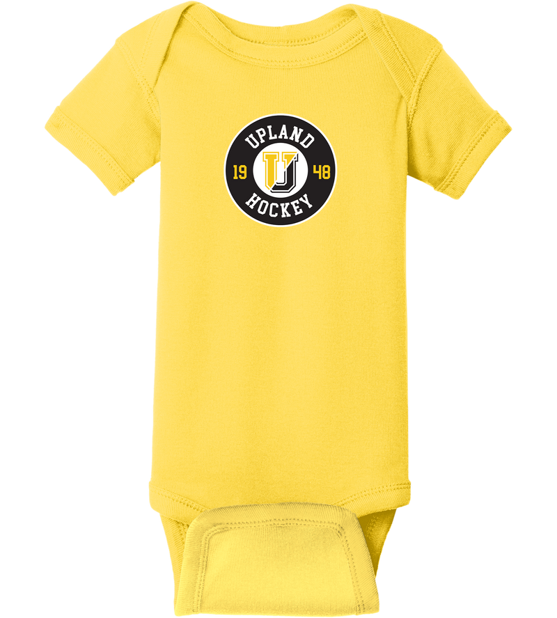 Upland Hockey Infant Short Sleeve Baby Rib Bodysuit
