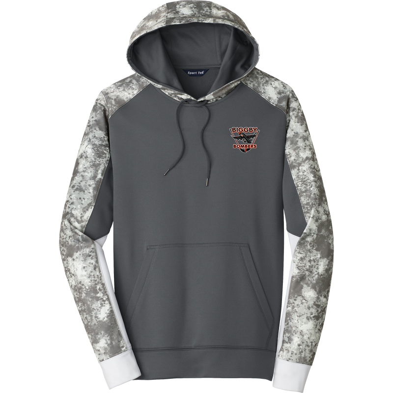 Biggby Bombers Sport-Wick Mineral Freeze Fleece Colorblock Hooded Pullover