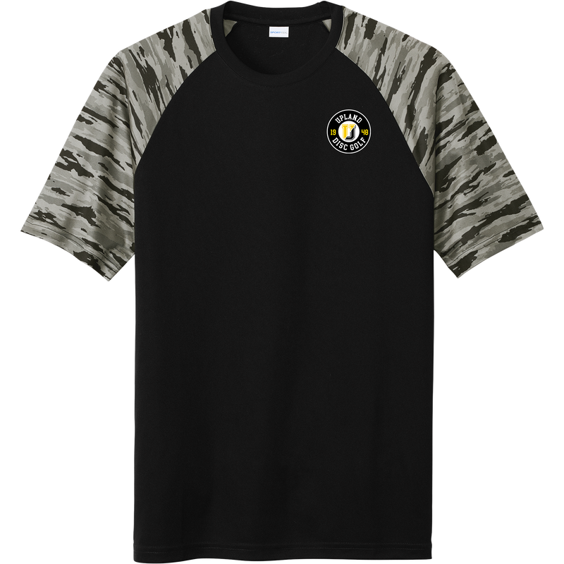 Upland Disc Golf Drift Camo Colorblock Tee