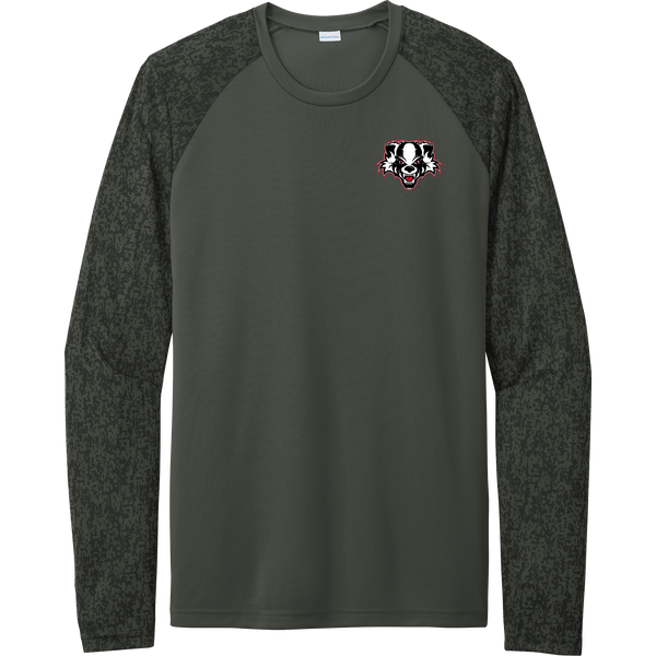Scary Badgers Long Sleeve Digi Camo Tee
