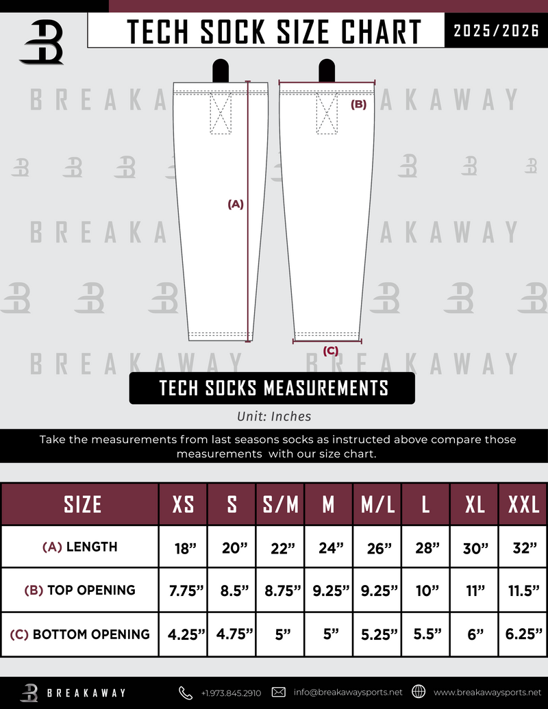 Allegheny Badgers Sublimated Tech Socks