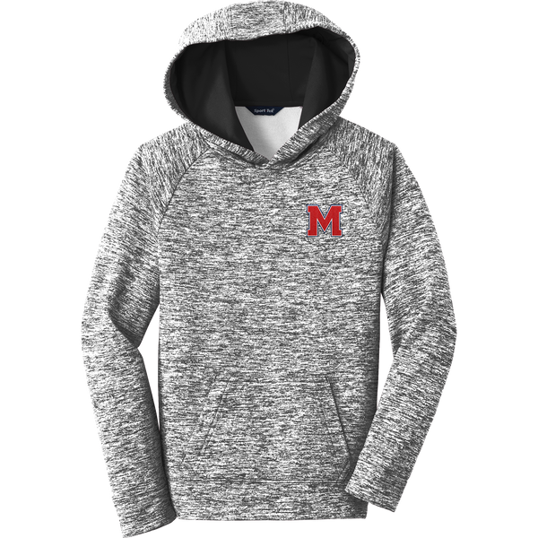 Mount St. Charles Youth PosiCharge Electric Heather Fleece Hooded Pullover